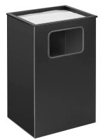 SZ Metall Standaschenbecher schwarz, 1 St.