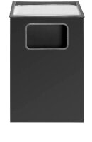 SZ Metall Standaschenbecher schwarz, 1 St.
