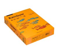 Rainbow Kopierpapier COLORED PAPER mittelorange DIN A4 80...