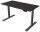 Kerkmann Smart office elektrisch höhenverstellbarer Schreibtisch anthrazit rechteckig, T-Fuß-Gestell grau 140,0 x 70,0 cm