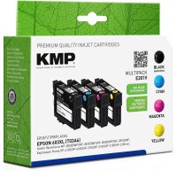 KMP E201V schwarz, cyan, magenta, gelb Druckerpatronen...