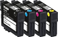 KMP E201V schwarz, cyan, magenta, gelb Druckerpatronen kompatibel zu EPSON 603XL (T03A6), 4er-Set