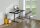 Kerkmann Smart office elektrisch höhenverstellbarer Schreibtisch anthrazit rechteckig, T-Fuß-Gestell silber 140,0 x 70,0 cm
