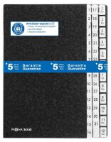 PAGNA Pultordner 1-31, 1-12, Jan.-Dez. schwarz, 1 St.