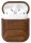 WOODCESSORIES AirCase Schutzhülle für Apple AirPods 1. Gen, AirPods 2. Gen braun