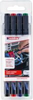 edding 8407 Kabelmarker farbsortiert 0,3 mm, 4 St.