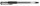 Pentel K116 Gelschreiber schwarz/transparent 0,3 mm, Schreibfarbe: schwarz, 12 St.