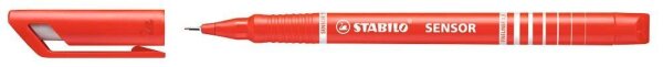 STABILO sensor 189 Fineliner rot 0,3 mm, 1 St.