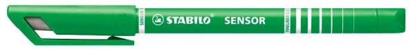 STABILO sensor 189 Fineliner grün 0,3 mm, 1 St.