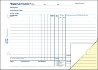 AVERY Zweckform Wochenbericht Formularbuch 1311, 1 St.