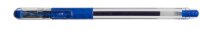 Pentel K116 Gelschreiber blau/transparent 0,3 mm, Schreibfarbe: blau, 12 St.