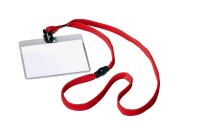 DURABLE Namensschilder mit Textilband 9,0 x 6,0 cm, 10 St.