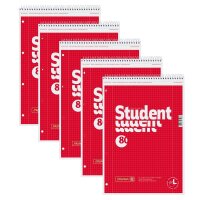 BRUNNEN Collegeblöcke Student Lineatur 28 kariert...