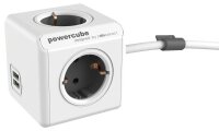 allocacoc PowerCube Extended DUO USB 2-fach...