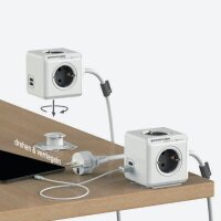 allocacoc PowerCube Extended DUO USB 2-fach...