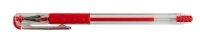 Pentel K116 Gelschreiber rot/transparent 0,3 mm, Schreibfarbe: rot, 12 St.