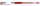 Pentel K116 Gelschreiber rot/transparent 0,3 mm, Schreibfarbe: rot, 12 St.