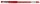 Pentel K116 Gelschreiber rot/transparent 0,3 mm, Schreibfarbe: rot, 12 St.