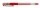 Pentel K116 Gelschreiber rot/transparent 0,3 mm, Schreibfarbe: rot, 12 St.