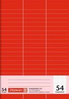 BRUNNEN Vokabelheft Lineatur 54 liniert DIN A5 ohne Rand, 32 Blatt, 1 St.