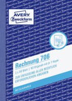 AVERY Zweckform Rechnung Formularbuch 706, 1 St.