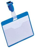 DURABLE Namensschilder mit Clip 9,0 x 6,0 cm, 25 St.