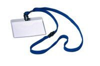 DURABLE Namensschilder mit Textilband 9,0 x 6,0 cm, 10 St.