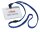 DURABLE Namensschilder mit Textilband 9,0 x 6,0 cm, 10 St.
