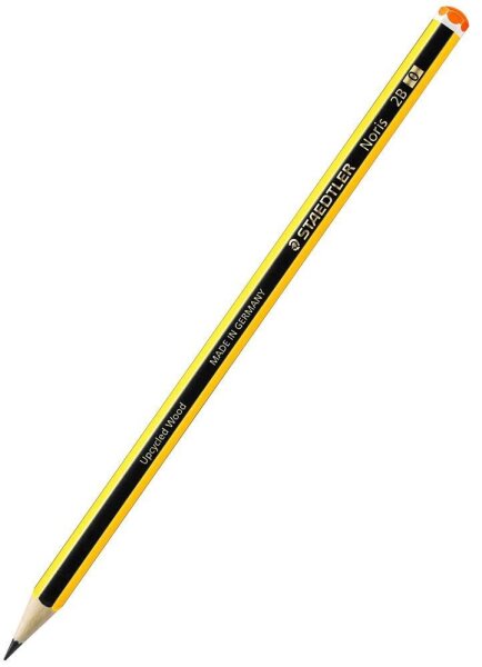 STAEDTLER Noris 120 Bleistifte 2B schwarz/gelb, 12 St.