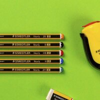 STAEDTLER Noris 120 Bleistifte 2B schwarz/gelb, 12 St.