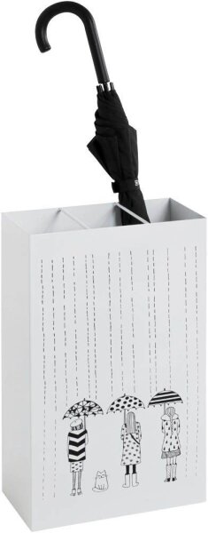 HAKU Möbel Schirmständer 22381 weiß, Stahl