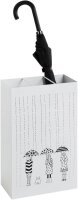 HAKU Möbel Schirmständer 22381 weiß, Stahl