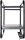 HAKU Möbel Wandgarderobe 23506 schwarz Metall 5 Haken 45,0 x 25,0 cm, 1 St.