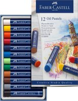 FABER-CASTELL Pastell Ölkreide farbsortiert 12 St.