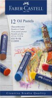 FABER-CASTELL Pastell Ölkreide farbsortiert 12 St.
