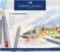 FABER-CASTELL Goldfaber Aqua Aquarellstifte farbsortiert, 24 St.