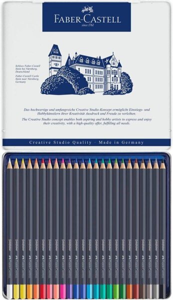 FABER-CASTELL Goldfaber Buntstifte farbsortiert, 24 St.