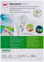 GBC Laminierfolien glänzend für A4 175 micron, 100 St.