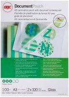 GBC Laminierfolien glänzend für A3 100 micron, 100 St.