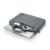 DICOTA Laptoptasche Eco Top Traveller BASE Kunstfaser grau D31301-RPET bis 31,8 cm (12,5 Zoll)