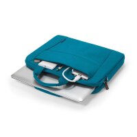 DICOTA Laptoptasche Eco Top Traveller BASE Kunstfaser blau D31307-RPET bis 35,8 cm (14,1 Zoll)
