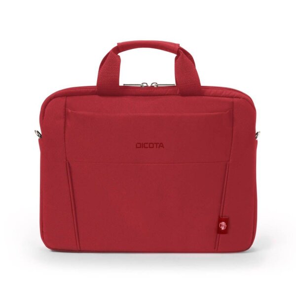 DICOTA Laptoptasche Eco Top Traveller BASE Kunstfaser rot D31306-RPET bis 35,8 cm (14,1 Zoll)