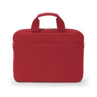 DICOTA Laptoptasche Eco Top Traveller BASE Kunstfaser rot...