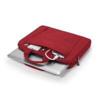 DICOTA Laptoptasche Eco Top Traveller BASE Kunstfaser rot D31306-RPET bis 35,8 cm (14,1 Zoll)