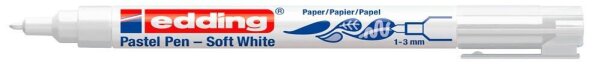 edding Pastel Pen 1500 Filzstift weiß, 1 St.