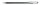 Pentel Hybrid Dual Metallic Gelschreiber 0,5 mm, Schreibfarbe: silber, 1 St.