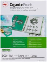 GBC Laminierfolien glänzend für A4 75 micron Universal-Lochung, 100 St.