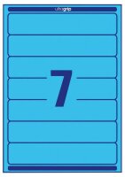 AVERY Zweckform Ordneretiketten L4763-20 blau, 20 Blatt