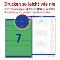 AVERY Zweckform Ordneretiketten L4764-20 grün, 20 Blatt