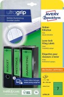 AVERY Zweckform Ordneretiketten L4764-20 grün, 20 Blatt
